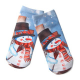 hirigin 3D Fashion Printed Christmas Socks Women Casual Socks Unisex Low Ankle Socks