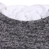 HIRIGIN 2017 Autumn Winter Women Sweater Crew Neck Long Sleeve Loose Knitwear Female Lace Patchwork loose Sweater Tops pullover