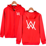 Hip Hop Streetwear Alan Walker DJ Hoodies High Quality Hooded Sweatshirt Men &amp; Women Zipper Hoodie Casual Loose Brand Clothing