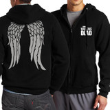 Hip Hop Streetwear 2017 New Spring Autumn The Walking Dead Zippered Hoodie Men Sweatshirt High Quality Coat Men Hoody Tracksuits