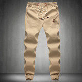 Hip Hop Mens Skinny Cargo Pants Black Khaki And green Joggers With Pockets On Side For Men Chino Pant