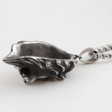 Hip Hop Lion Head Pendant Necklace For Men Luxury Stainless Steel Male Jewelry Friendship Gift