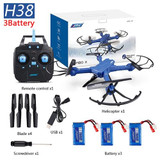 2017 Newest JJRC H38 FPV RC Quadcopter 2.4G 4CH 6Axis RC Drone With 2MP Wide-Angle WIFI Camera Altitude Hold Helicopter VS H31