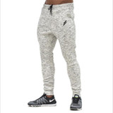 2017 Newest Gyms pants joggers men Casual Elastic cotton Mens Fitness Workout Pants skinny Sweatpants Trousers Jogger PantsM-XXL