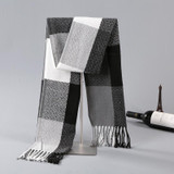 2017 Newest Fashion Men Scarves Imitation Cashmere Plaid Long Scarf Autumn And Winter Warm Soft Scarf