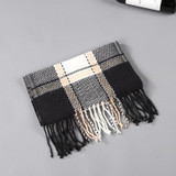 2017 Newest Fashion Men Scarves Imitation Cashmere Plaid Long Scarf Autumn And Winter Warm Soft Scarf