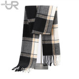 2017 Newest Fashion Men Scarves Imitation Cashmere Plaid Long Scarf Autumn And Winter Warm Soft Scarf