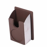 2017 Newest Coffee Tamper Holder DIY Silicon Espresso Support Base Rack Black/Coffee Color 140x75x65mm Coffee Accessories