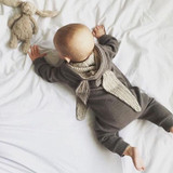 2017 Newborn Infant Baby Girl Boy Clothes Cute 3D Bunny Ear Romper Jumpsuit Playsuit Autumn Winter Warm Bebes Rompers One Piece