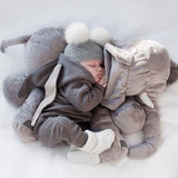 2017 Newborn Infant Baby Girl Boy Clothes Cute 3D Bunny Ear Romper Jumpsuit Playsuit Autumn Winter Warm Bebes Rompers One Piece