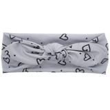 2017 newborn Headwear Rabbit Ears Elastic Heart Bow Kids Headband Turban knot Cotton Girls Hair Accessories Headwear Headwrap