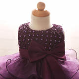 2017 Newborn Baptism Baby Girls dress Kids Clothing Birthday Party Vestido Princess dresses summer Girl Dress children clothes