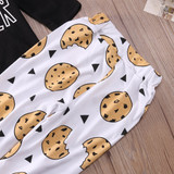 2017 Newborn Baby Clothes Milk Monster Long Sleeve Cotton Romper+Pant+Hat 3PCS Outfit Kids Clothing Set 0-24M