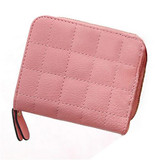 2017 NEW Women's Wallet and purses Card Holder Coin Purse Nubuck Chess Small Zipper Wallet carteira feminina portefeuille femme