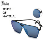 2017 New Women's Sunglasses Conjoined Spectacle Lens Brand Design Rimless Summer Style Sun Glasses Oculos De Sol UV400