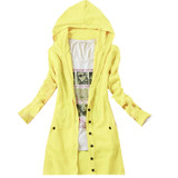 2017 NEW Women's Long-sleeve Knitted Medium-long Hooded Cardigan