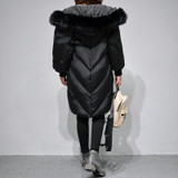 2017 New Women Winter Coats and Jackets Thicken Down Coat Fashion Loose Long Parkas Women Down Jacket Snow Outerwear ST422