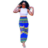 2017 New Women Summer Casual High Waisted Harem Ethnic Boho Pants Wide Leg Loose Long Bloomers Bohemian Style Trousers Plus Size