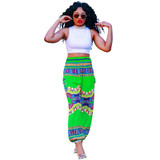 2017 New Women Summer Casual High Waisted Harem Ethnic Boho Pants Wide Leg Loose Long Bloomers Bohemian Style Trousers Plus Size
