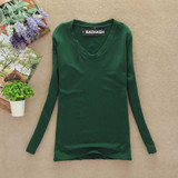 BACHASH New 2018 Fashion Export Brand Women Cashmere Sweater Solid Long Sleeve Slim Women Knitted Wool Sweater Pullovers Spring