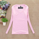 BACHASH New 2018 Fashion Export Brand Women Cashmere Sweater Solid Long Sleeve Slim Women Knitted Wool Sweater Pullovers Spring