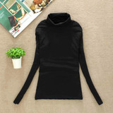 BACHASH New 2018 Fashion Export Brand Women Cashmere Sweater Solid Long Sleeve Slim Women Knitted Wool Sweater Pullovers Spring
