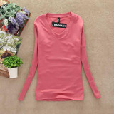 BACHASH New 2018 Fashion Export Brand Women Cashmere Sweater Solid Long Sleeve Slim Women Knitted Wool Sweater Pullovers Spring