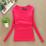 BACHASH 100% High Quality Sweaters O Neck Long Sleeved Pullover Women Sweater Basic Shirt Top Sweater Knitted Solid Black White