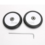 BABYYOYA Baby Strollers Front And Back Accessories Suit Yoya Yoyo Wheels Pushchair Back Rubber Pram Stroller Accessorie