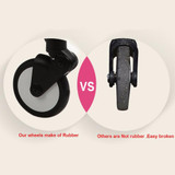BABYYOYA Baby Strollers Front And Back Accessories Suit Yoya Yoyo Wheels Pushchair Back Rubber Pram Stroller Accessorie