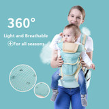 Babytry 3D Mesh Multifunctional Breathable Waist Stool Infant Hipseat Sling Backpack Baby Carrier Belt Harness For Kids
