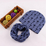 Baby Winter Spring Hat Scarf Nice Camo Print Cotton Children Cap Collar Kids Boy Girl Beanie bonnet Infant Toddler Hats Set