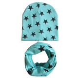 Baby Winter Spring Hat Scarf Nice Camo Print Cotton Children Cap Collar Kids Boy Girl Beanie bonnet Infant Toddler Hats Set