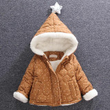 Baby winter coat unisex fashion cotton clothes for baby girls wear cotton-padded jacket baby infant thick outerwear 1to12 months
