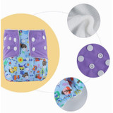 Baby Washable Cloth Diapers Adjustable Nappy Waterproof Reusable baby Diapers Nappies Pocket Inserts