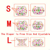 Baby Washable Cloth Diapers Adjustable Nappy Waterproof Reusable baby Diapers Nappies Pocket Inserts