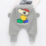 baby velvet pants cartoon infant trousers wholesale