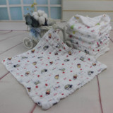 Baby Towel 6 Layers of Cotton Gauze Baby Face Towel Fold Towel infant Newborn Washing Feeding Slobber Towel size 28*28CM