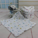 Baby Towel 6 Layers of Cotton Gauze Baby Face Towel Fold Towel infant Newborn Washing Feeding Slobber Towel size 28*28CM