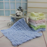 Baby Towel 6 Layers of Cotton Gauze Baby Face Towel Fold Towel infant Newborn Washing Feeding Slobber Towel size 28*28CM