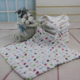 Baby Towel 6 Layers of Cotton Gauze Baby Face Towel Fold Towel infant Newborn Washing Feeding Slobber Towel size 28*28CM