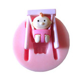 Baby Tools Series Baby Clothes Shoes Stroller Bottle Silicone Mold Chocolate Fondant Cake Mold Baking Decoration Kitchen Tool