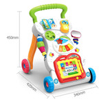 Baby Toddler Trolley Sit-to-Stand Walker Baby Learning Walking Assistant Infant Safety Baby Walkers First Steps Car New arrival