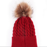 Baby Toddler Kids Boys Girls Knitted Caps Cute Hats Crochet Winter Warm Hat Cap 5 Colors