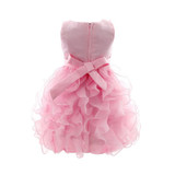 Baby Toddler Girl Dress Flower Princess Wedding Infant Party Pageant Fancy Cute TUTU Dress