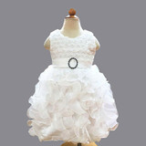 Baby Toddler Girl Dress Flower Princess Wedding Infant Party Pageant Fancy Cute TUTU Dress