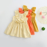 Baby Toddler Flower Girls Dress Lace Tulle Backless Sundress Formal Party Dresses Children Kids Girl Summer Clothing Princess