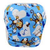 Baby Swimwear Washable Swim Diaper Cover Cloth Pants Reusable Baby Diapers Adjustable Infant Boy Girl Swimsuit Toddler Nappies