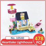 BELA Building Blocks 10540 Friends Figures Heartlake Lighthouse 41094 Model Compatible Legoed Figure Toy For Children