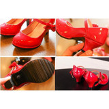 Bekanille Girls Leather Shoes Autumn Bowtie Sandals 2018 New Children Shoes High Heels Princess Sweet Sandals For Girls K3146